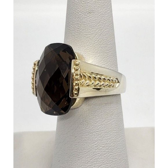 925 STERLING SILVER QUARTZ RING SIZE 7 - Picture 3 of 6